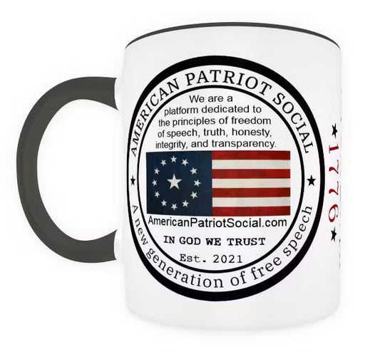 American Patriot Social Coffee Mug